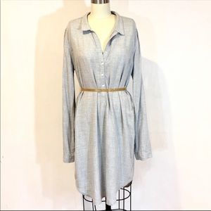 Cloth & Stone/Anthropologie gray tunic dress